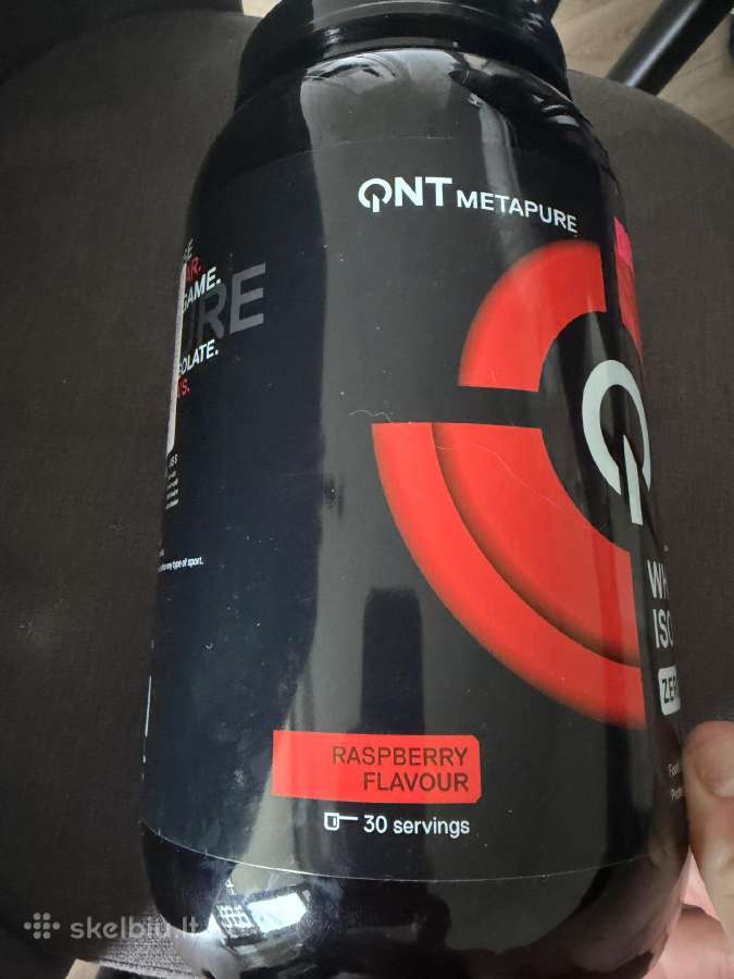 Qnt Metapure Whey Isolate Raspberry Flavor - nuotraukos Nr. 3