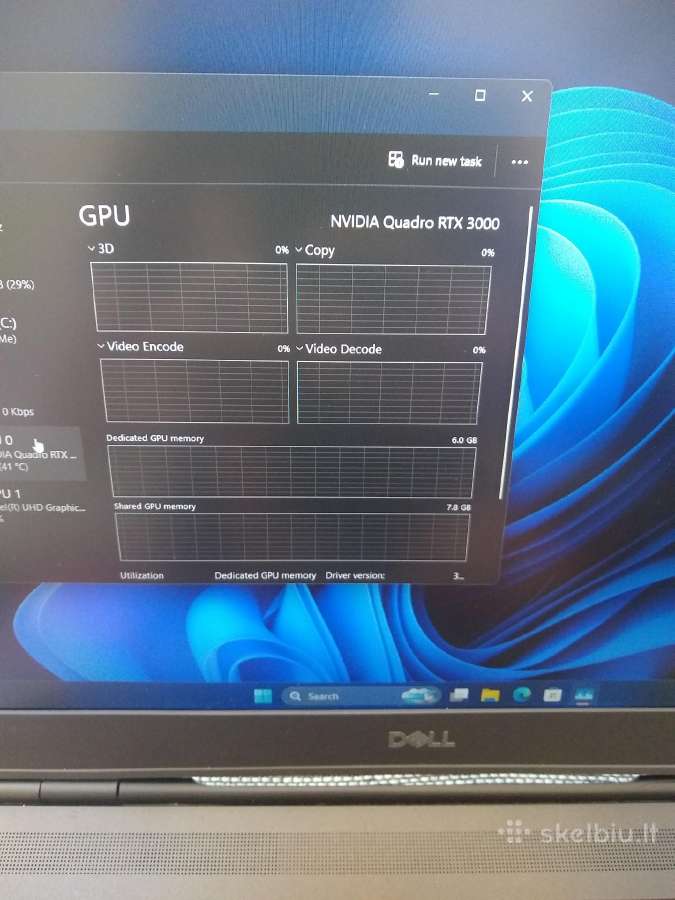 Precision 7550 i9-10885h/rtx a3000 - nuotraukos Nr. 2