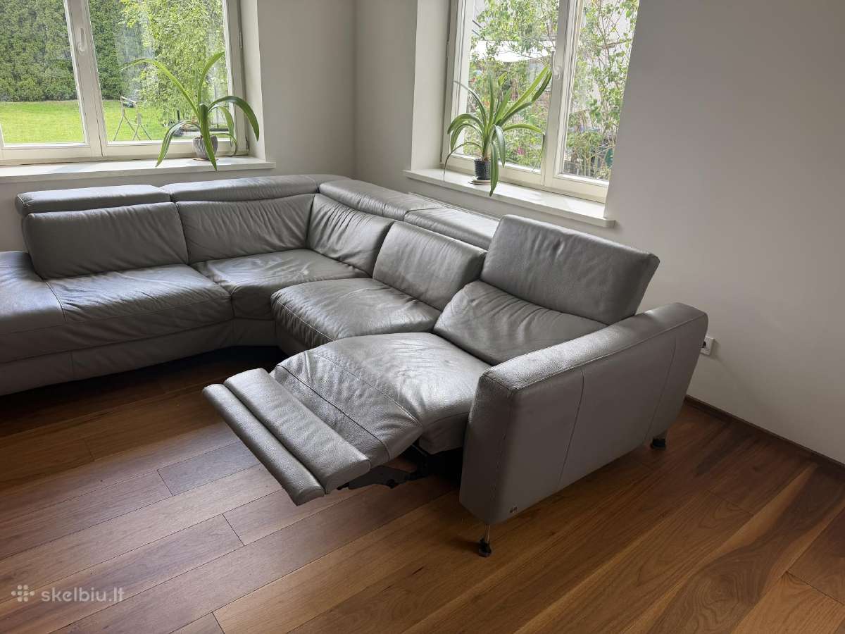 Sofa kampas Natuzzi su reklaineriu - nuotraukos Nr. 2