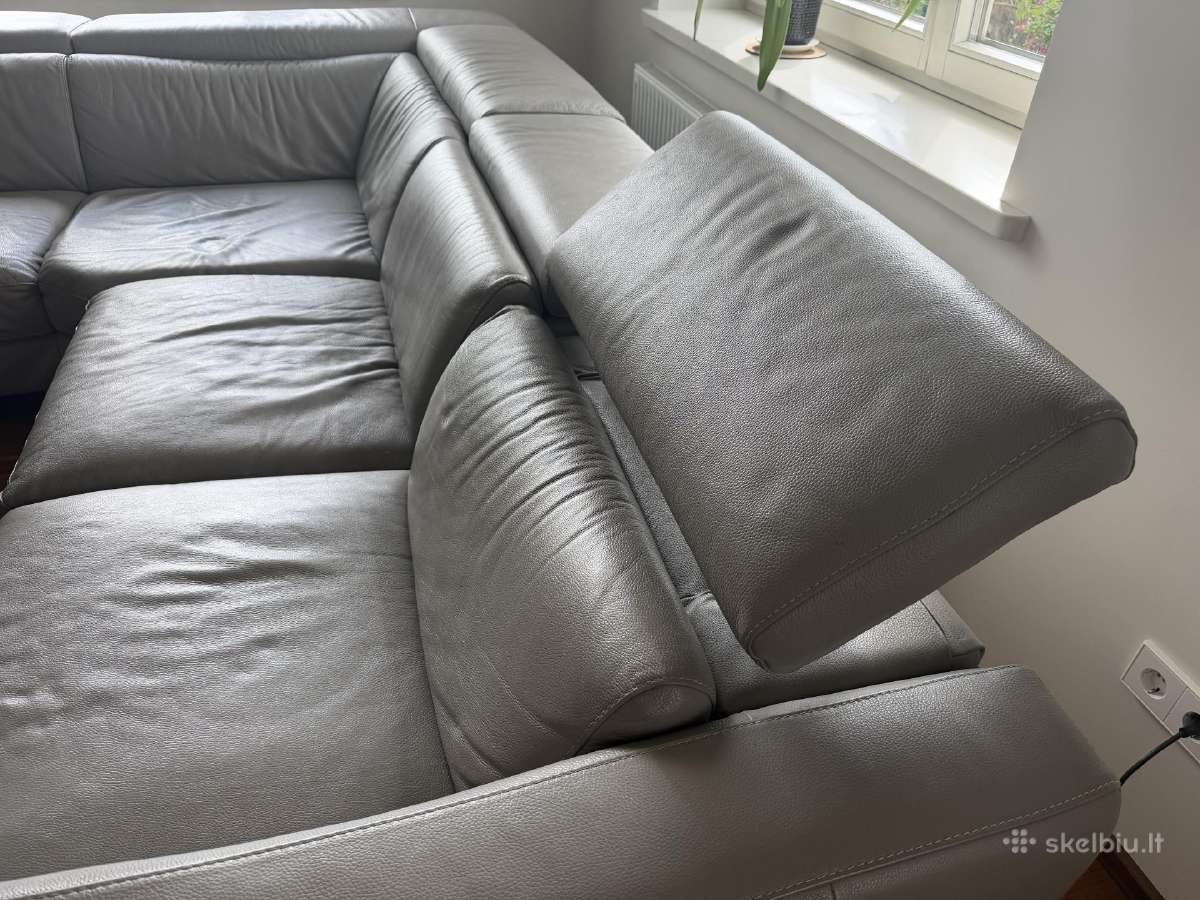 Sofa kampas Natuzzi su reklaineriu - nuotraukos Nr. 3