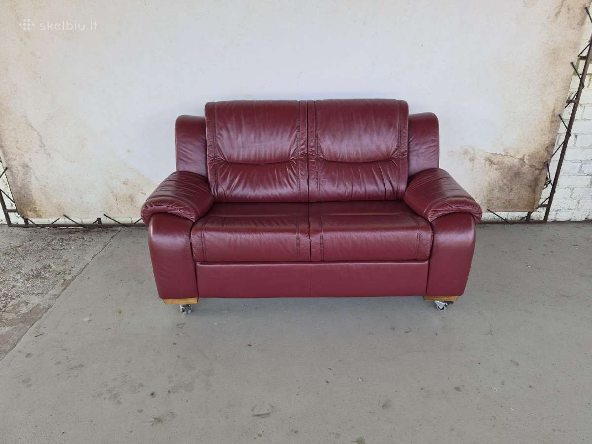 Odinė sofa - nuotraukos Nr. 2