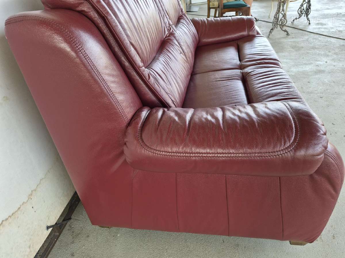 Odinė sofa - nuotraukos Nr. 5