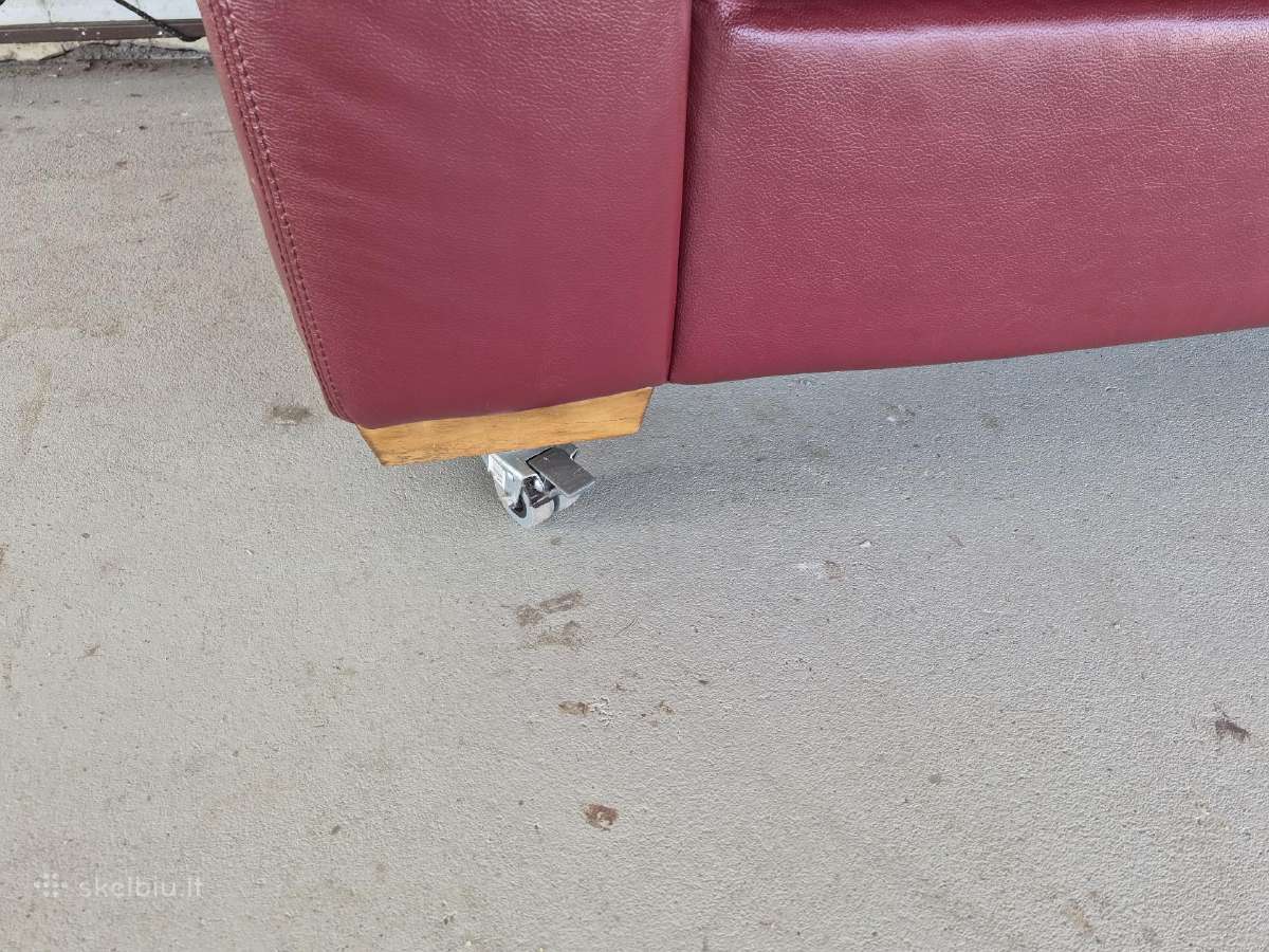 Odinė sofa - nuotraukos Nr. 6