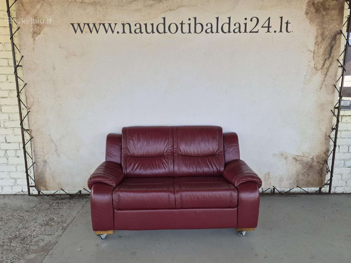 Odinė sofa - nuotraukos Nr. 8