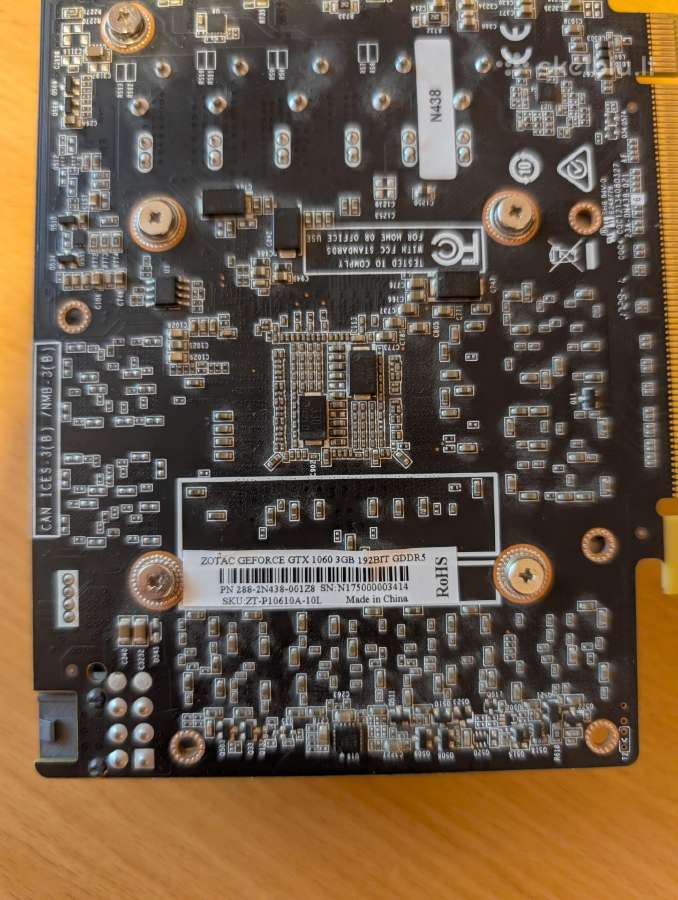 Geforce Gtx 1060 3gb - nuotraukos Nr. 2