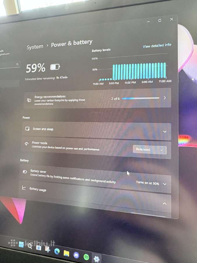 Lenovo Legion 5 15ach6h - nuotraukos Nr. 7