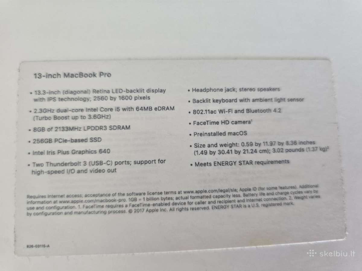 Apple MacBook Pro - nuotraukos Nr. 3