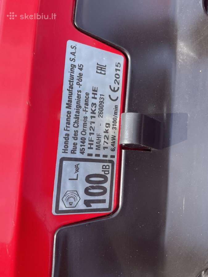 Honda traktoriukas - nuotraukos Nr. 4