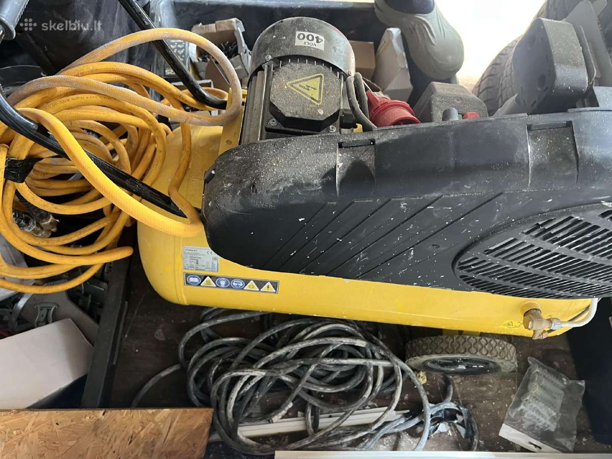 Stanley 100l 3hp 400v oro kompresorius - nuotraukos Nr. 3