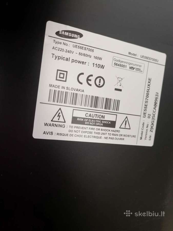 Samsung ue55es7005 televizorius - nuotraukos Nr. 2