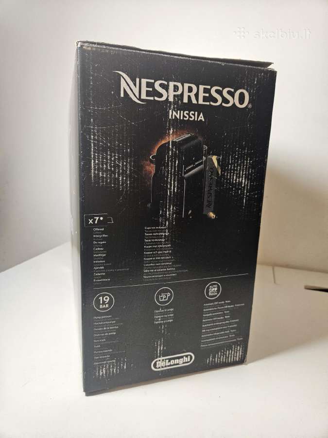 Nespresso Inissia kapsulinis kavos aparatas - nuotraukos Nr. 7