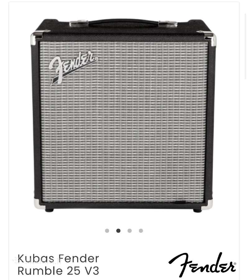 Kubas Fenderrumble 25 V3 - nuotraukos Nr. 4