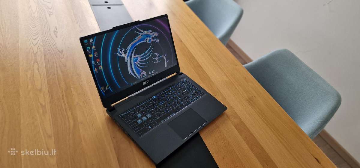 Msi 15, i7-12650h,16gb, 512tb, Rtx 4060 8gb - nuotraukos Nr. 2