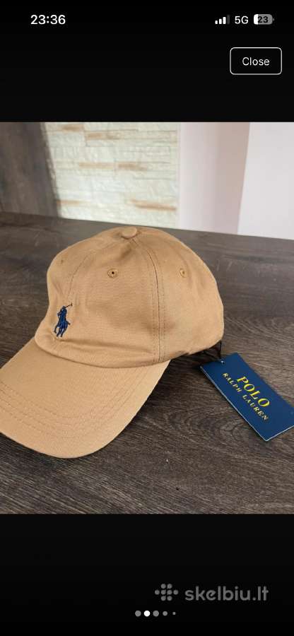 Nauja nenesiota ralph lauren ruda kepure - nuotraukos Nr. 2