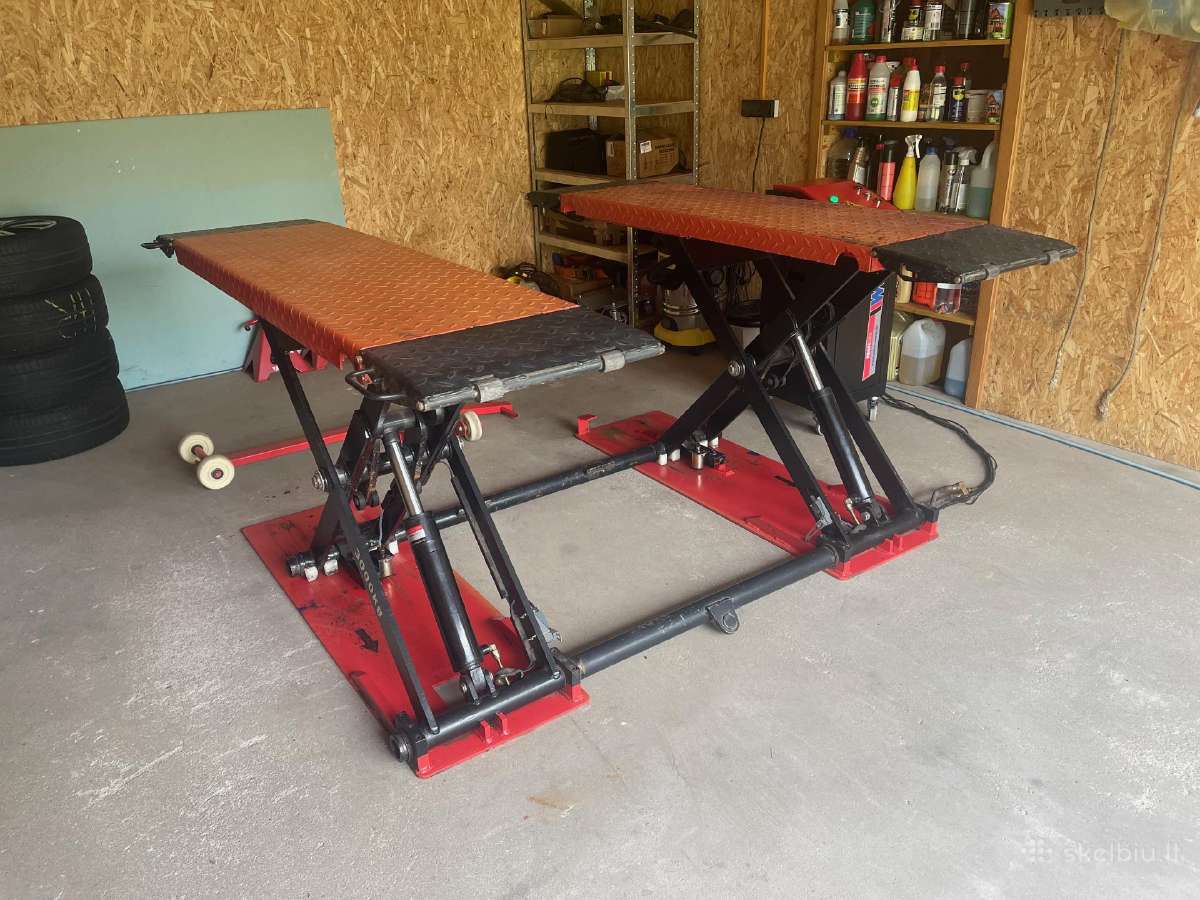 Mobilus žirklinis keltuvas Weber Khb-1000e (220v) - nuotraukos Nr. 2