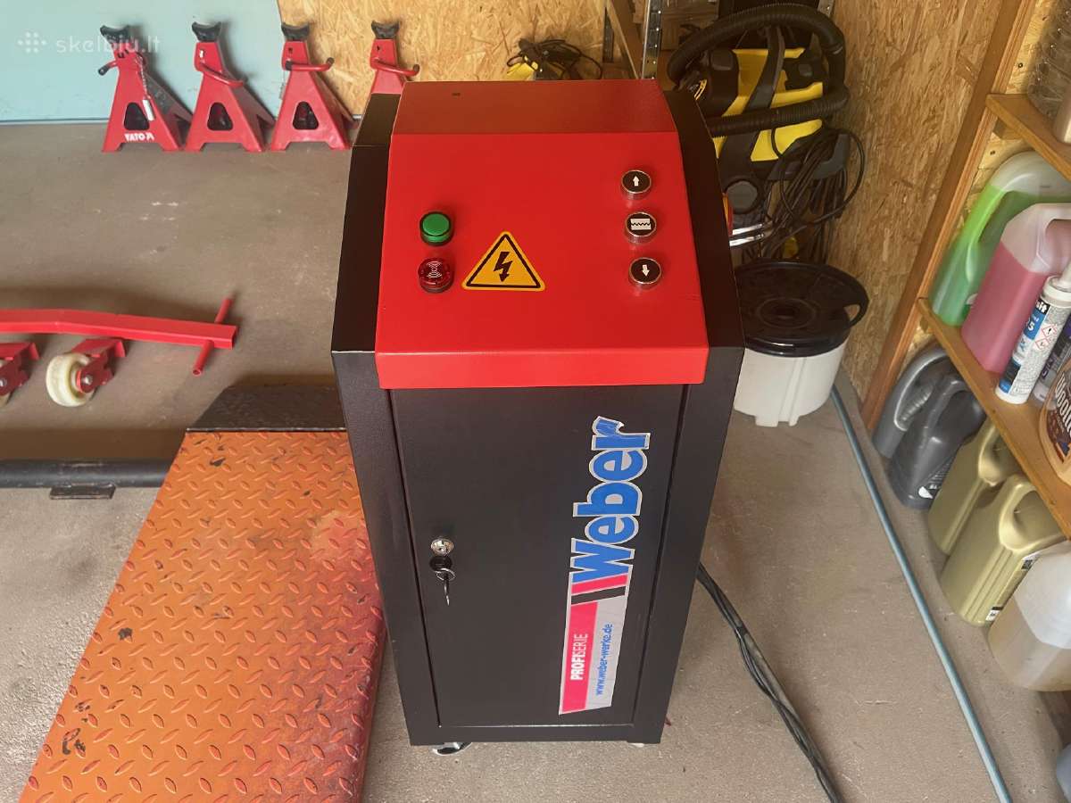Mobilus žirklinis keltuvas Weber Khb-1000e (220v) - nuotraukos Nr. 8