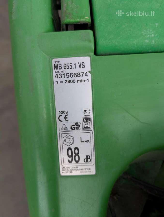 Vejapjovės cubcadet, viking - nuotraukos Nr. 5