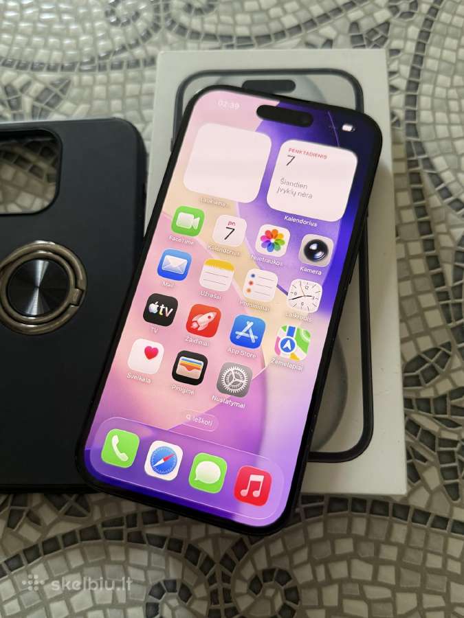 iPhone 15 128gb Black - nuotraukos Nr. 3