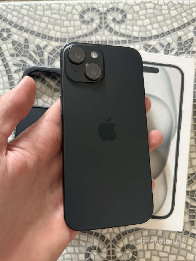 iPhone 15 128gb Black - nuotraukos Nr. 6