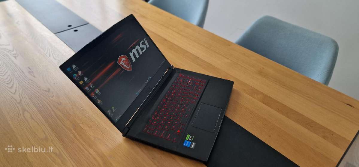 Msi Gf63, i5-12450h, 512 SSD, 16gb, Rtx 3050 4G - nuotraukos Nr. 2