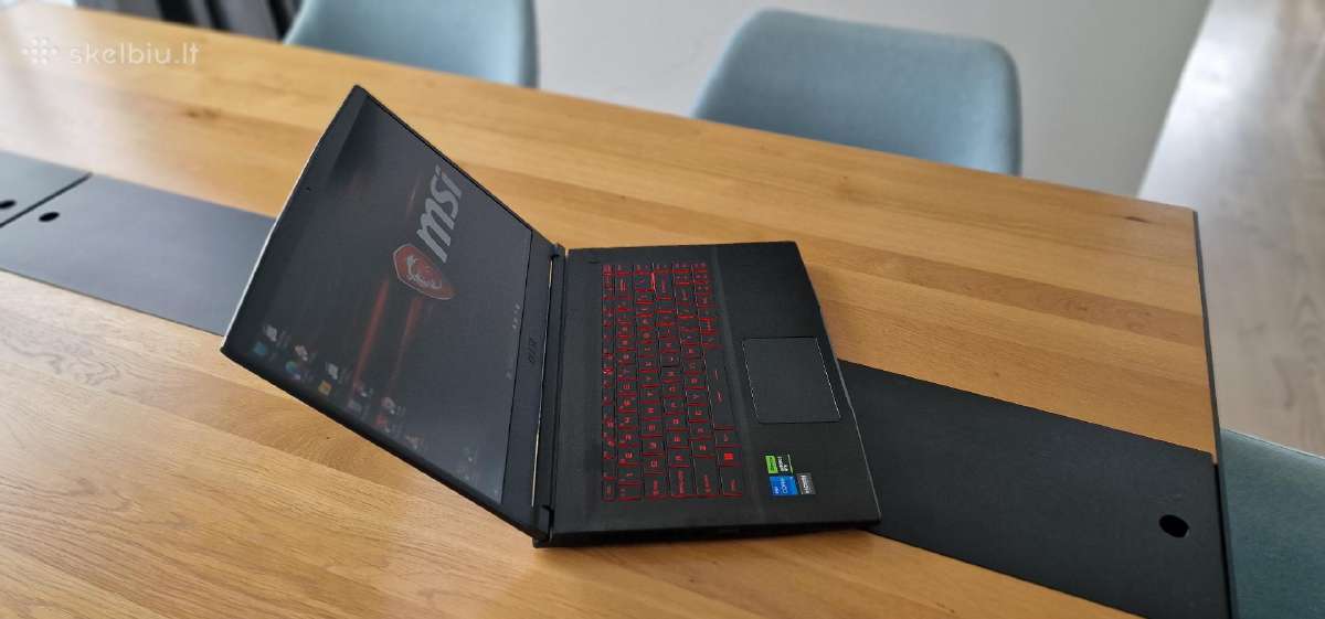 Msi Gf63, i5-12450h, 512 SSD, 16gb, Rtx 3050 4G - nuotraukos Nr. 3