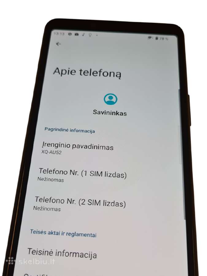 Sony Xperia 10 II (xq-au52) + 3 mėn. garantija - nuotraukos Nr. 4