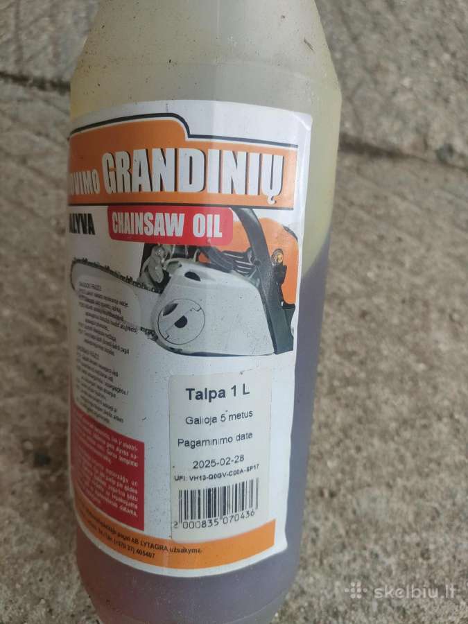 Pjovimo pjuklų grandinių grandinės alyva alyvos - nuotraukos Nr. 3