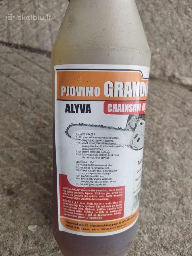 Pjovimo pjuklų grandinių grandinės alyva alyvos - nuotraukos Nr. 2