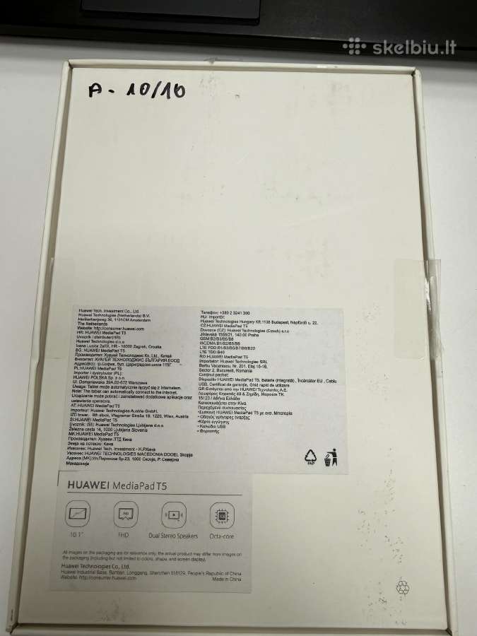 Huawei Mediapad T5 - nuotraukos Nr. 4
