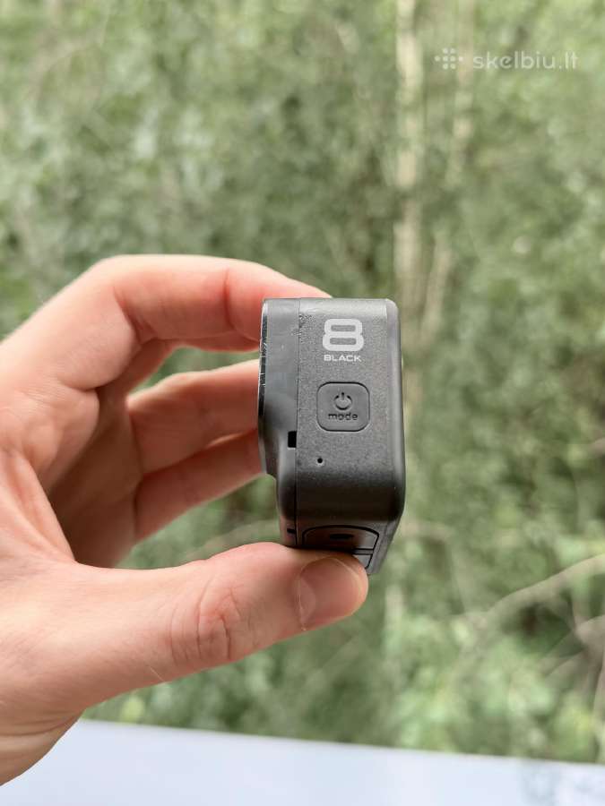 Gopro Hero 8 Black + pakrovimo stotelė - nuotraukos Nr. 3