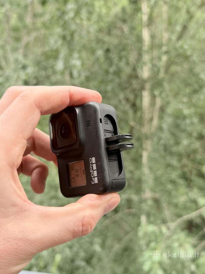 Gopro Hero 8 Black + pakrovimo stotelė - nuotraukos Nr. 5