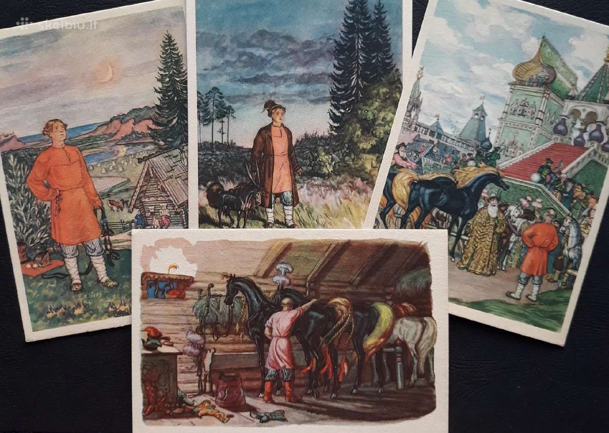 Rinkinys 1958 Arkliukas-kupriukas 12vnt - nuotraukos Nr. 2