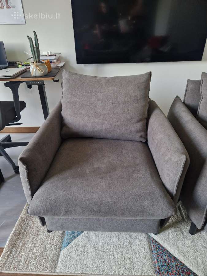 Fotelis Etap sofa Nesto Pilkas - nuotraukos Nr. 5