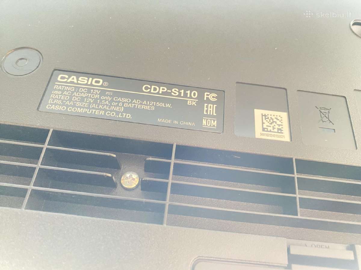 Elektroninis pianinas Casio - nuotraukos Nr. 4