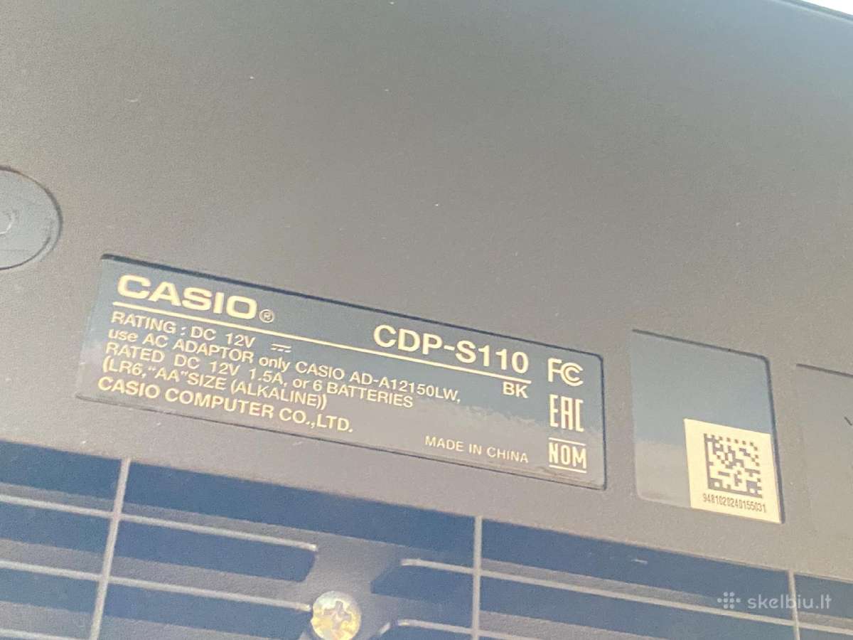 Elektroninis pianinas Casio - nuotraukos Nr. 5