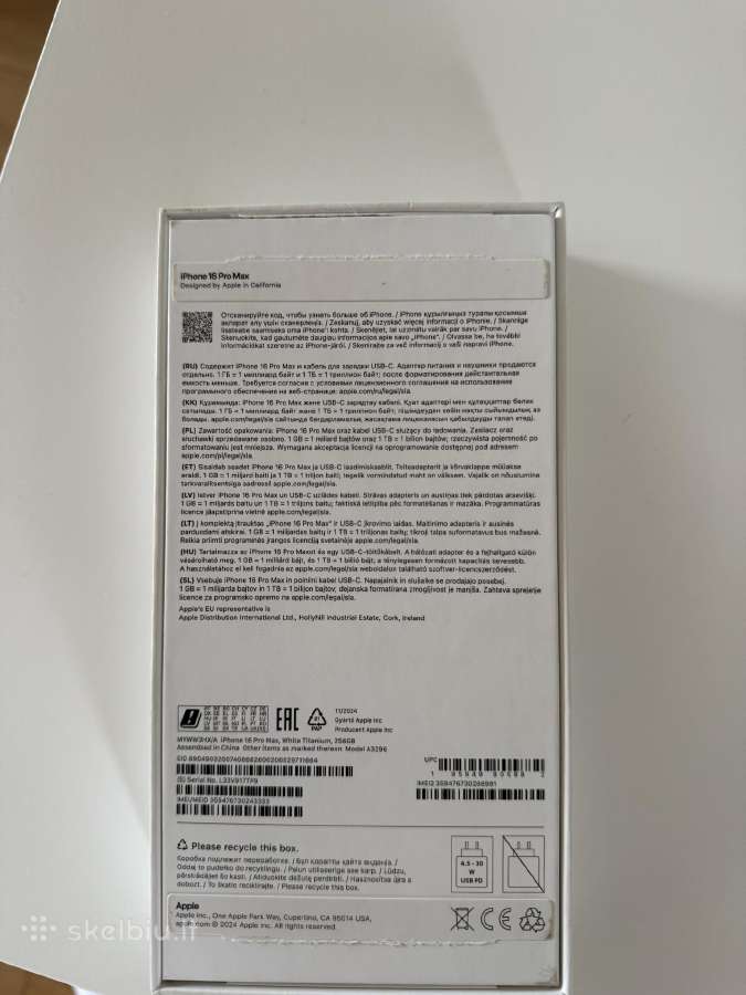 iPhone 16 pro max 256gb - nuotraukos Nr. 5
