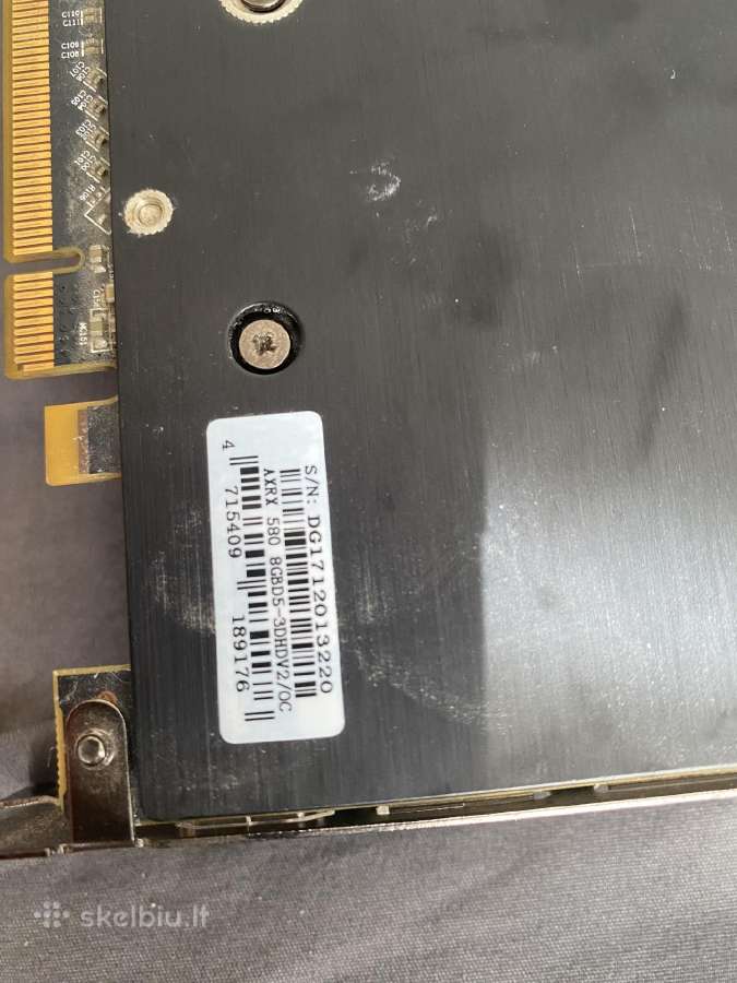 Rx 580 8gb - nuotraukos Nr. 2