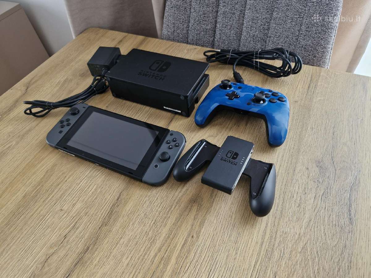 Nintendo switch v2 + pultas - nuotraukos Nr. 3