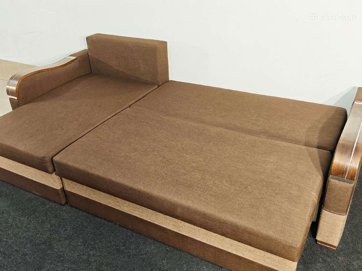 Rudas Sofa Lova kampas - nuotraukos Nr. 6