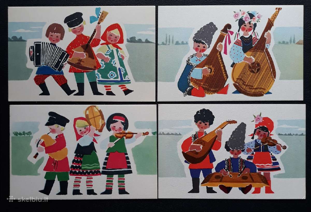 Rinkinys 1969 Muzikantai 15vnt - nuotraukos Nr. 2