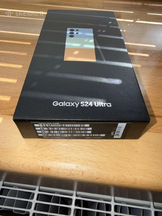 Naujas Samsung S24 Ultra 512gb (Titanium Blue) - nuotraukos Nr. 2