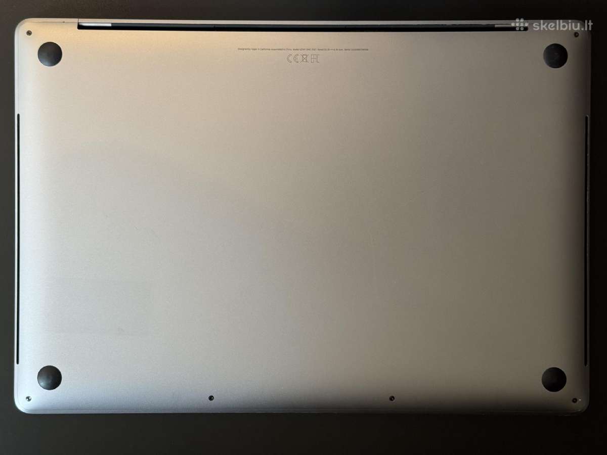 MacBook Pro 16" 2019 Intel i7 16 GB RAM 500 - nuotraukos Nr. 8