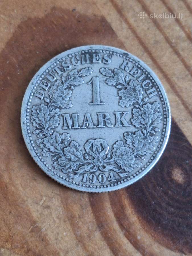 Vokietijos imperijos sidabrinės monetos 1875–1911 - nuotraukos Nr. 2