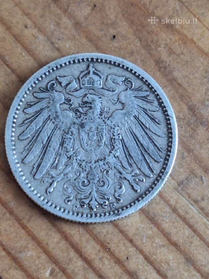 Vokietijos imperijos sidabrinės monetos 1875–1911 - nuotraukos Nr. 3