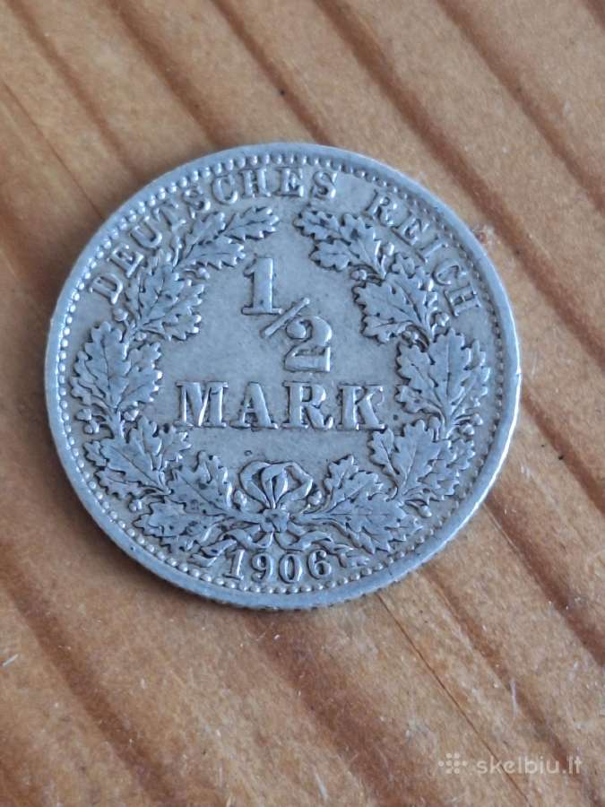Vokietijos imperijos sidabrinės monetos 1875–1911 - nuotraukos Nr. 5