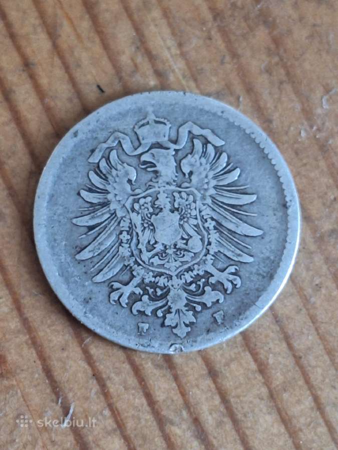 Vokietijos imperijos sidabrinės monetos 1875–1911 - nuotraukos Nr. 10