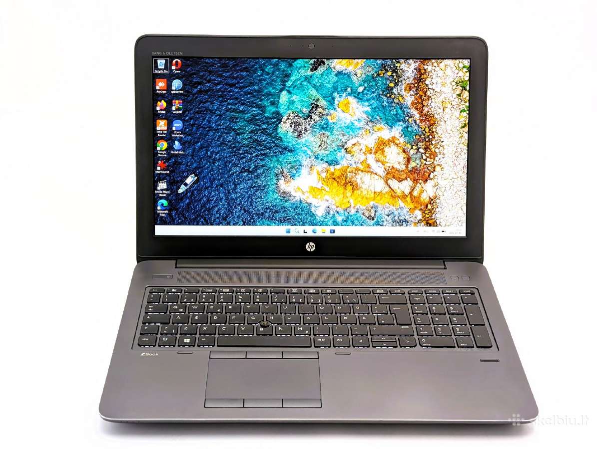 Hp Zbook 15 G3 i7 8gb 256gb Quadro M1000m Darbui - nuotraukos Nr. 3
