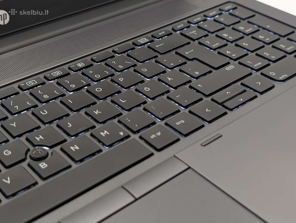 Hp Zbook 15 G3 i7 8gb 256gb Quadro M1000m Darbui - nuotraukos Nr. 5