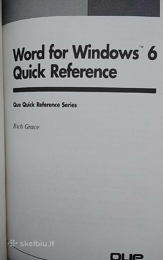 „word“, skirtos „Windows 6“, trumpoji nuoroda - nuotraukos Nr. 2