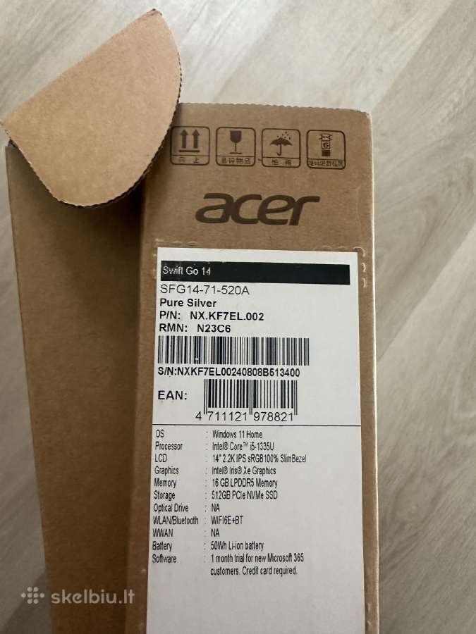 Acer Swift Go 14 - nuotraukos Nr. 10